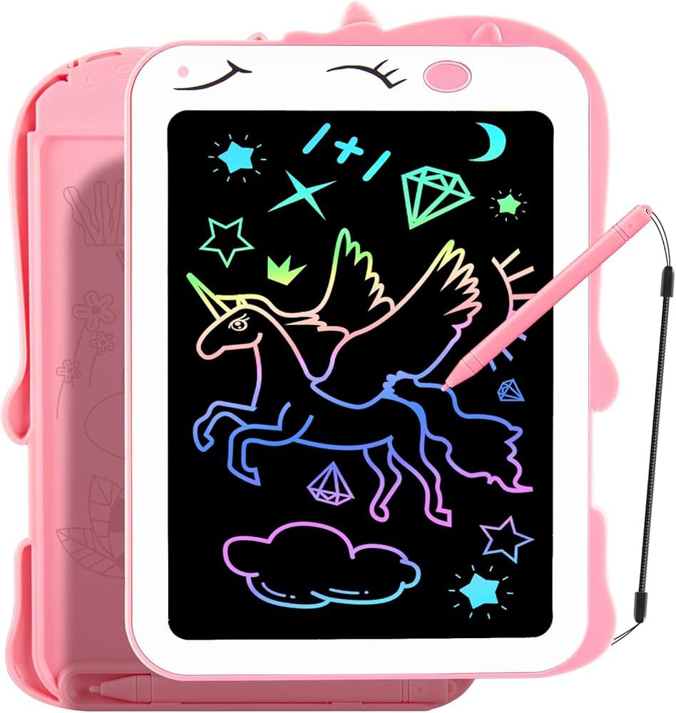 LCD Writing Tablet for Kids, Unicorn Girl Toys, Toddlers Toys Drawing Board, Educational Doodle P... | Amazon (US)
