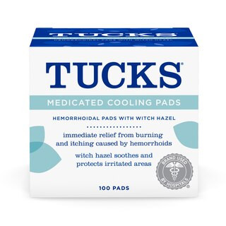 Tucks Medicated Cooling Hemorrhoidal Pads, 100 ct | CVS | CVS Health