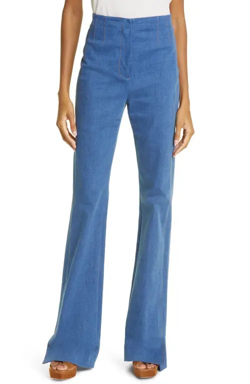 Veronica Beard Royce Stretch Cotton Pants in Cosmo at Nordstrom, Size 2 | Nordstrom