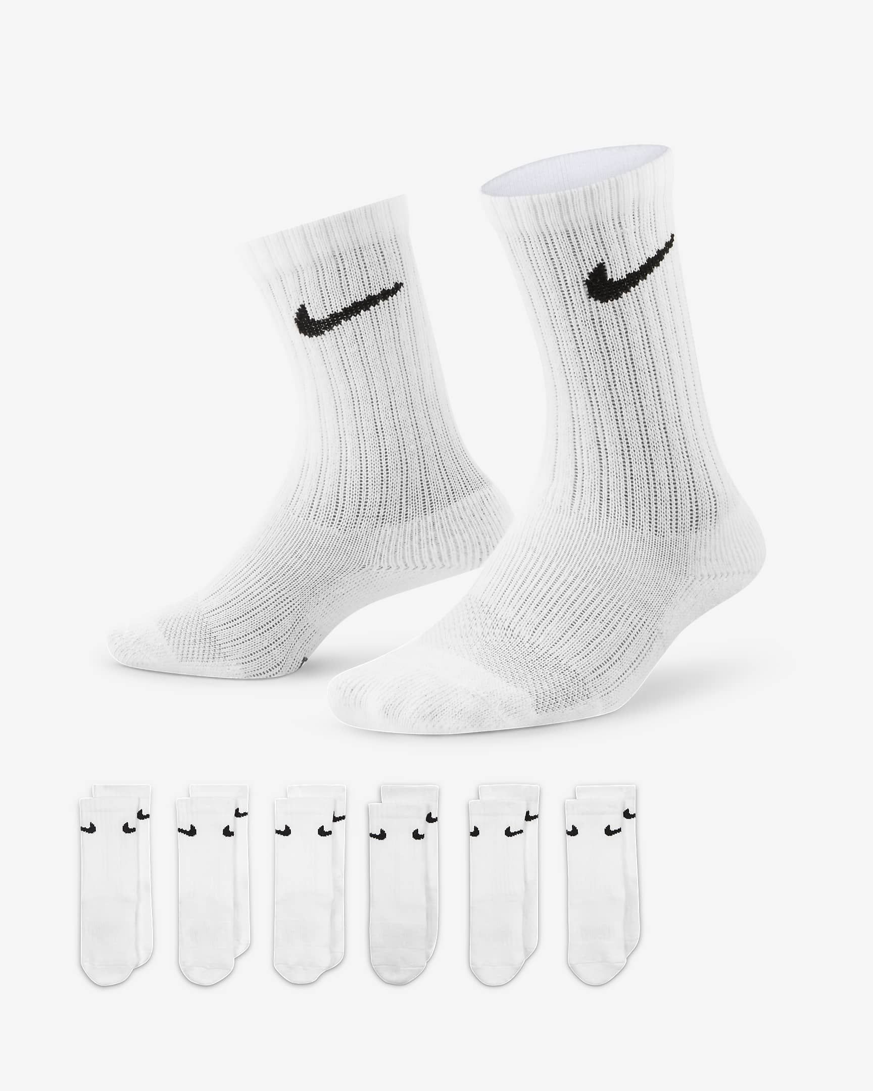 Nike Dri-FIT Little Kids' Crew Socks (6 Pairs). Nike.com | Nike (US)