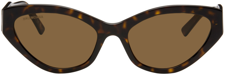 Balenciaga Tortoiseshell Cat-Eye Sunglasses | SSENSE