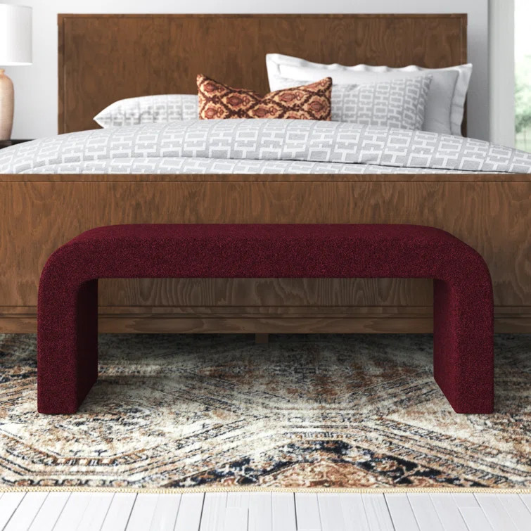 Barley 100% Polyester Upholstered Bench | Wayfair North America