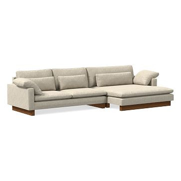Harmony 2-Piece Double Wide Chaise Sectional (131"–146") | West Elm (US)