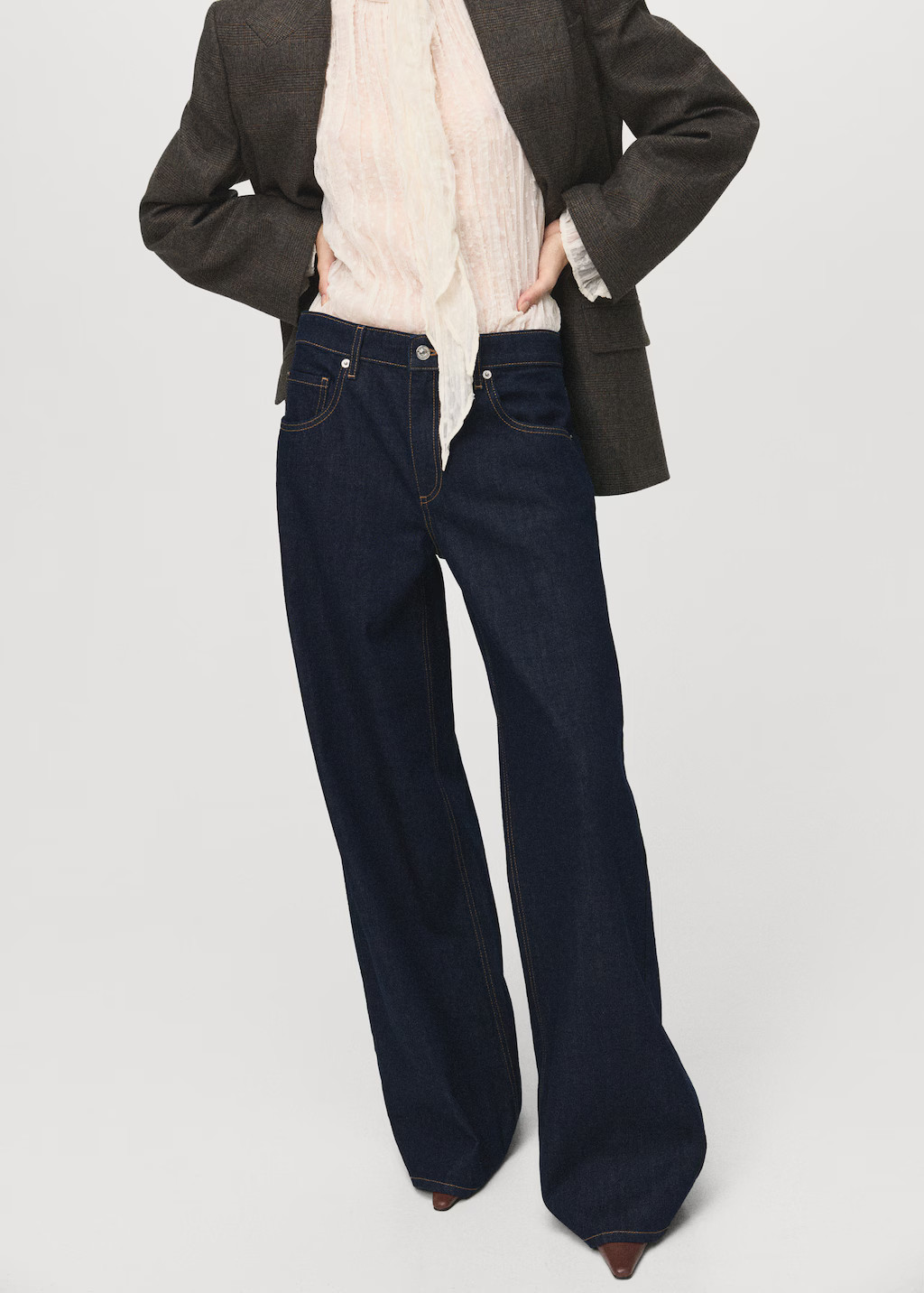 Low-rise wide-leg jeans - Women | MANGO USA | Mango (US/MX/AU)