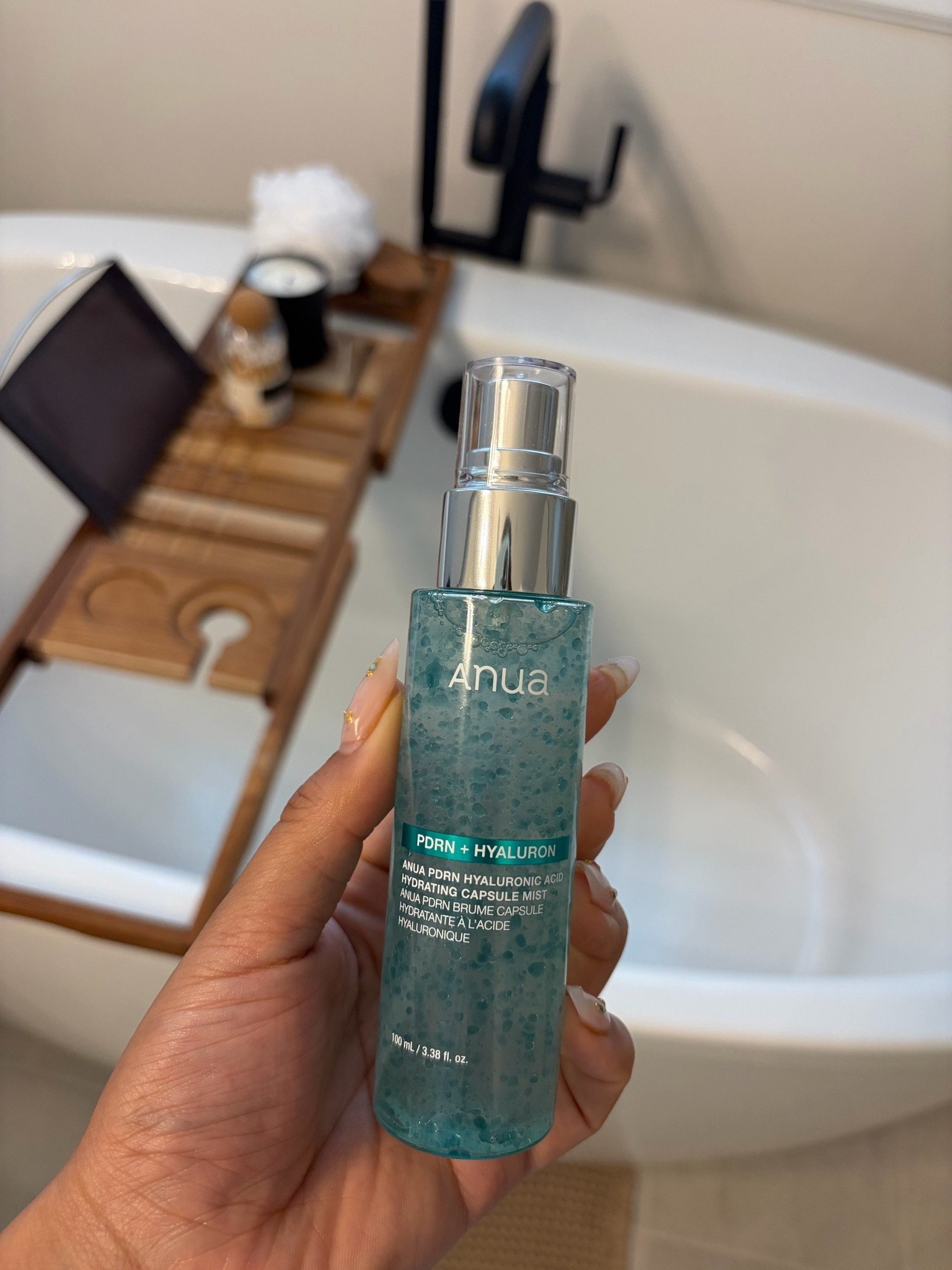 This has been living in both my bathroom and my purse lately. I spray it throughout the day whenever my skin starts feeling dry or tired and it gives the prettiest hydrated, dewy finish without messing up my makeup. Especially good for those light makeup summer days. 
#Anua #glassskin #dewyskin #hydratedskin #LTKbeauty

#LTKBeauty #LTKmorningroutine #LTKselfcare
