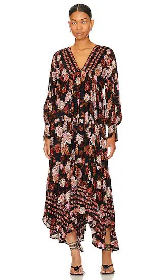 Rows Of Roses Maxi Dress in Black Combo | Revolve Clothing (Global)