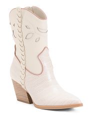 Croc Embossed Cowboy Boots | Fall Shoe Trends | T.J.Maxx | TJ Maxx