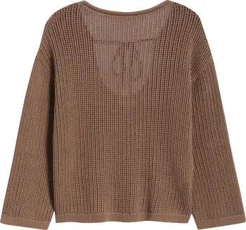 Cotton Open Stitch Sweater | Nordstrom