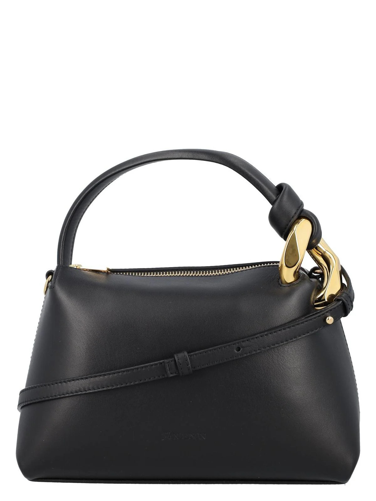 Jw Anderson Women's The Jwa Corner Bag Small in Black | HB0603LA0351 Color 999 | LOZURI