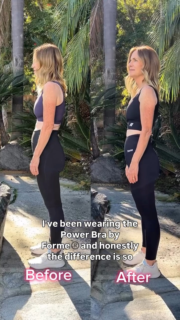 I started noticing myself slouching in photos lately… and I was like, nope. Not happening. 

So I tried the Power Bra and Sculpt+ Legging from Forme®, and the difference has been so noticeable, not just in my posture, but in my day to day life.

I’m on my computer a lot editing content and answering messages, and usually my shoulders feel tight by the afternoon. With Forme®, I feel more lifted through my chest and I’m not collapsing forward like I used to. Even my breathing feels better, it’s like everything is more open.

And yes… the before and after is real. 
You can see my shoulders sitting higher and my spine looking longer.
It’s subtle, natural, and honestly so empowering to see.

Fun fact: Taylor Swift wears Forme® too. So I figured I was in pretty good company. 😉

If your posture has been creeping forward or your back feels tired by the end of the day, this might be the gentle support you didn’t know you needed.

Need a LINK? Comment “FORME” and I’ll send it to you.

#formescience #getinforme #posture

#LTKselfcare #LTKfitnessgoals #LTKOver40