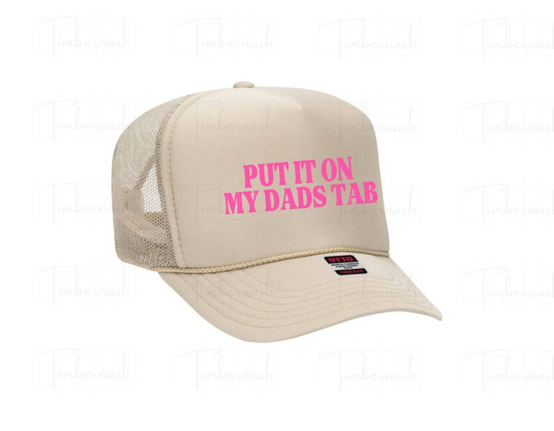 Put It on My Dads Tab Trucker Hat Funny Trucker Hat - Etsy | Etsy (US)