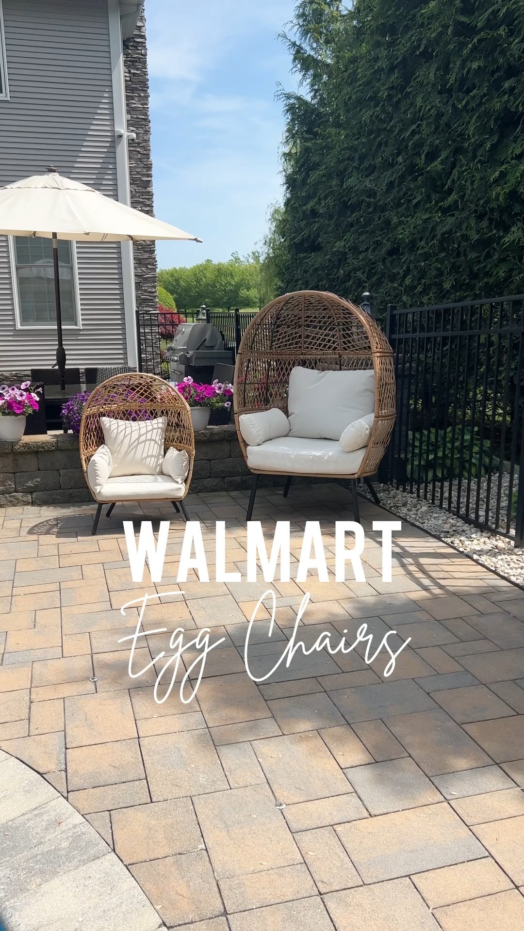 Walmart egg chairs, patio, outdoor 

#LTKHome #LTKWatchNow