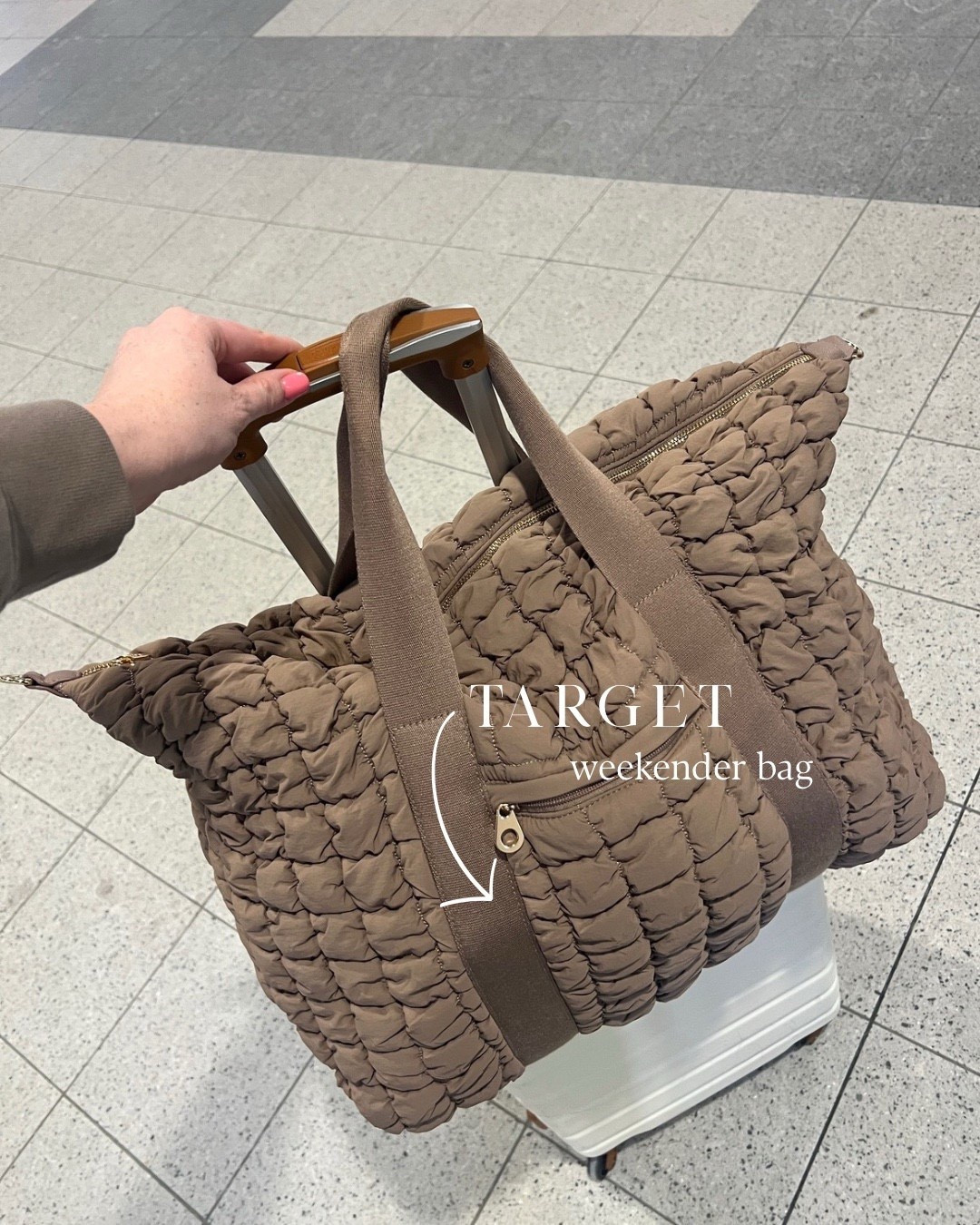 Target - Weekend Bag 

Style tips - Weekend Bag - Target finds - Travel necessities 

#LTKStyleTip #LTKFindsUnder100 #LTKSeasonal