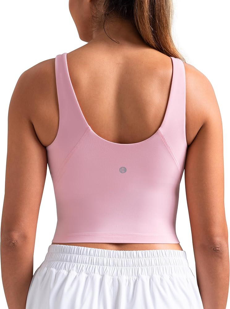 Colorfulkoala Dreamlux Womens Padded Sports Bra High Neck U-Back Yoga Running Workout Athletic Ta... | Amazon (US)