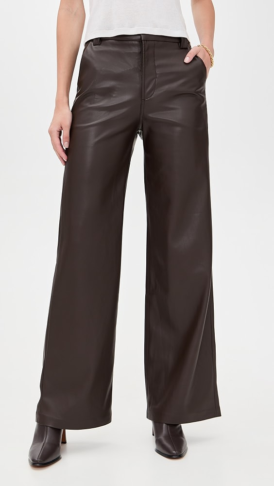 The Mia Vegan Leather Trousers | Shopbop
