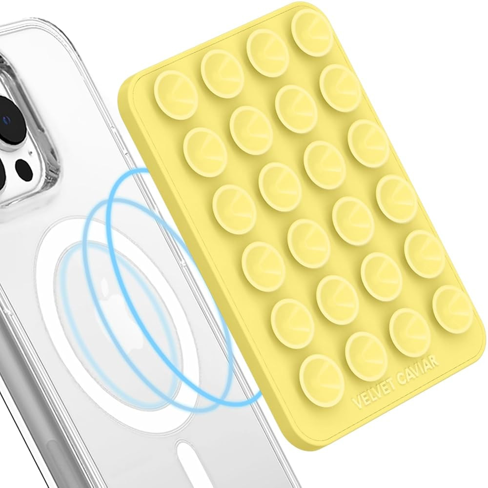 Velvet Caviar Suction Cup Phone Case Mount Compatible with MagSafe Devices Only - Magnetic Silico... | Amazon (US)