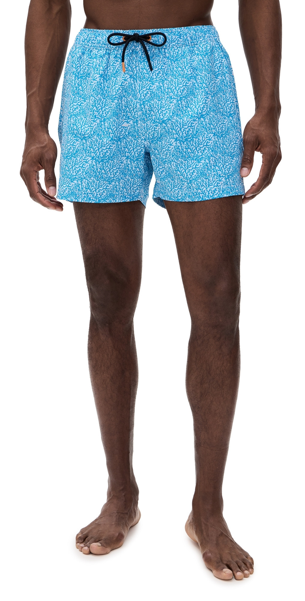 Save The Duck Ademir Swim Trunks 4 Light Blue Coral/No Fishing S | Shopbop