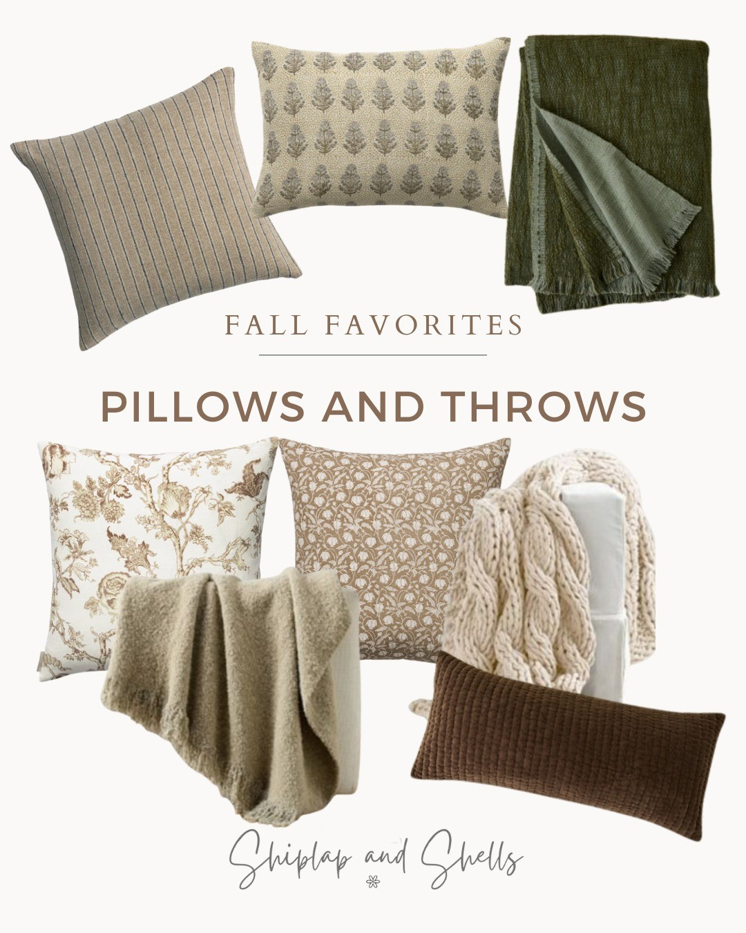 Bring on the cozy layers! 🍂Mixing soft textures, warm tones, and patterned pillows instantly makes any space feel like fall. Add a chunky knit throw and you’re all set for crisp-evening movie nights.✨ Tap to shop my favorite fall pillows and throws!#FallHomeDecor #CozyCottageStyle #NeutralFallDecor #LTKFall #CozyHomeVibes

#LTKSeasonal #LTKHome
