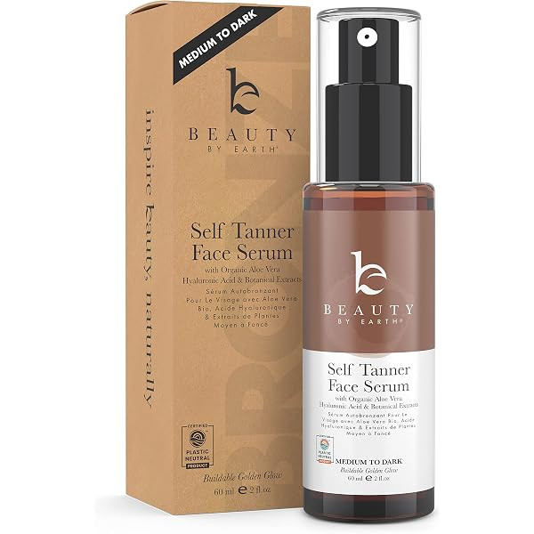 Beauty by Earth Self Tanner Mousse - Medium to Dark Fake Tan Sunless Tanner, Self Tanners Best Selle | Amazon (US)