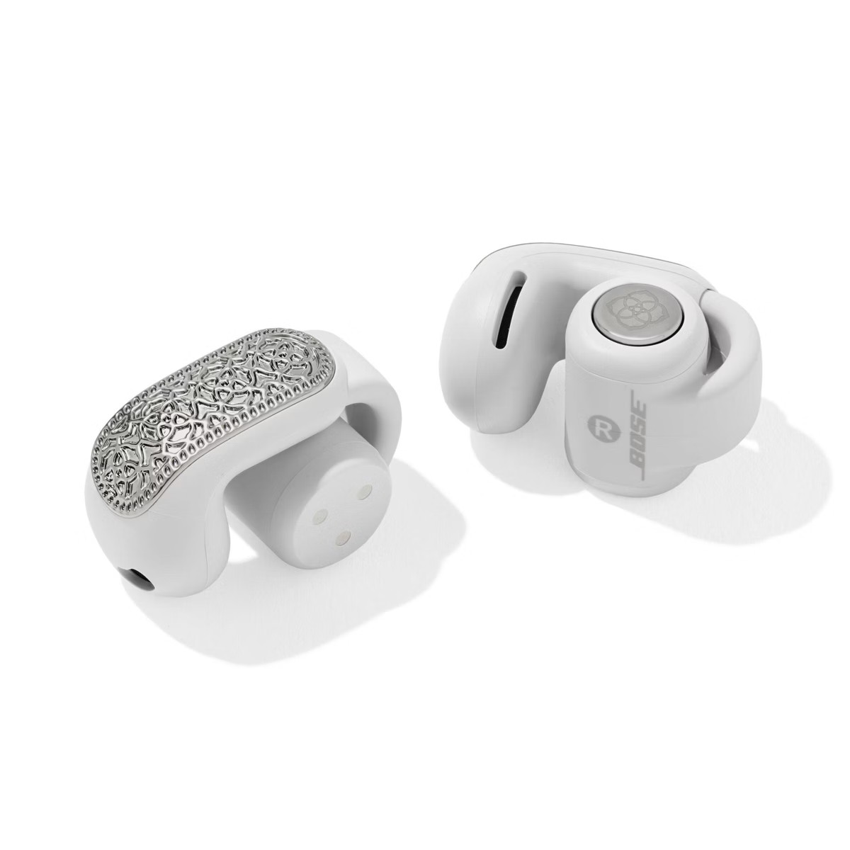 Bose x Kendra Scott Ultra Open Earbuds - Rhodium Filigree | Target