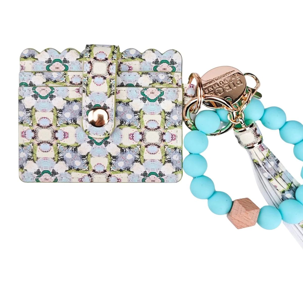 Petunia Keychain Wristlet Wallet | Laura Park Designs