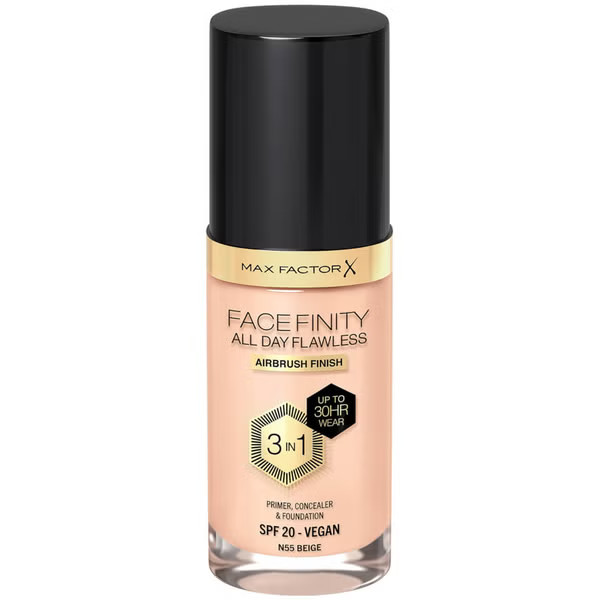 Max Factor Facefinity All Day Flawless 3 in 1 Vegan Foundation 30ml (Various Shades) | Look Fantastic (ROW)