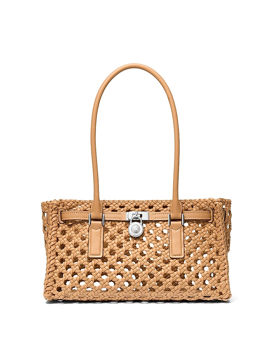 Women's Hamilton Small Woven Tote Bag - Peanut | Saks Fifth Avenue