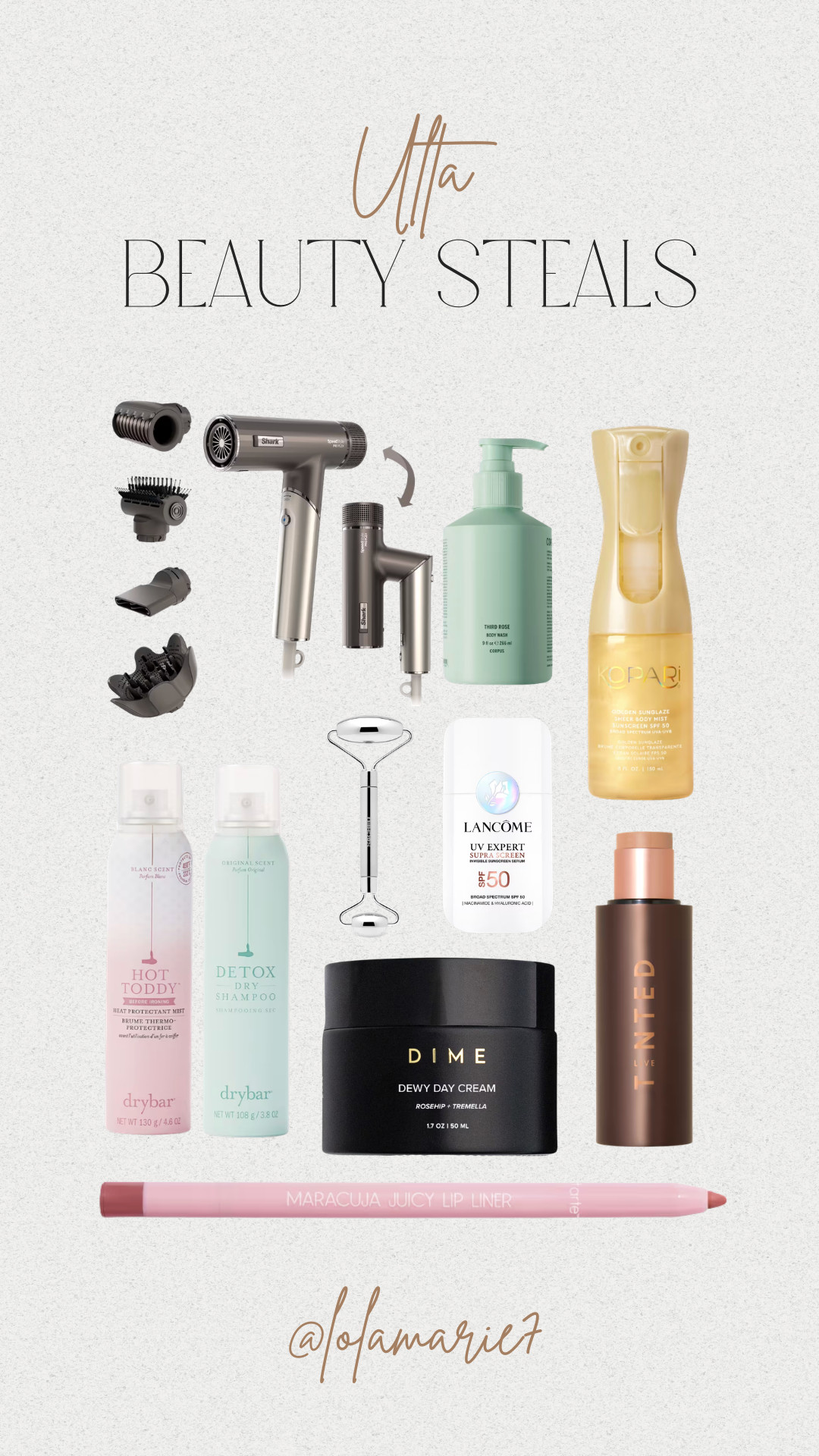 50% off Ulta Beauty Deals now-though March 12th! 

 #ultabeauty #dimebeauty #drybar #tarte #LTKSpringSale #LTKselfcare #LTKBeauty