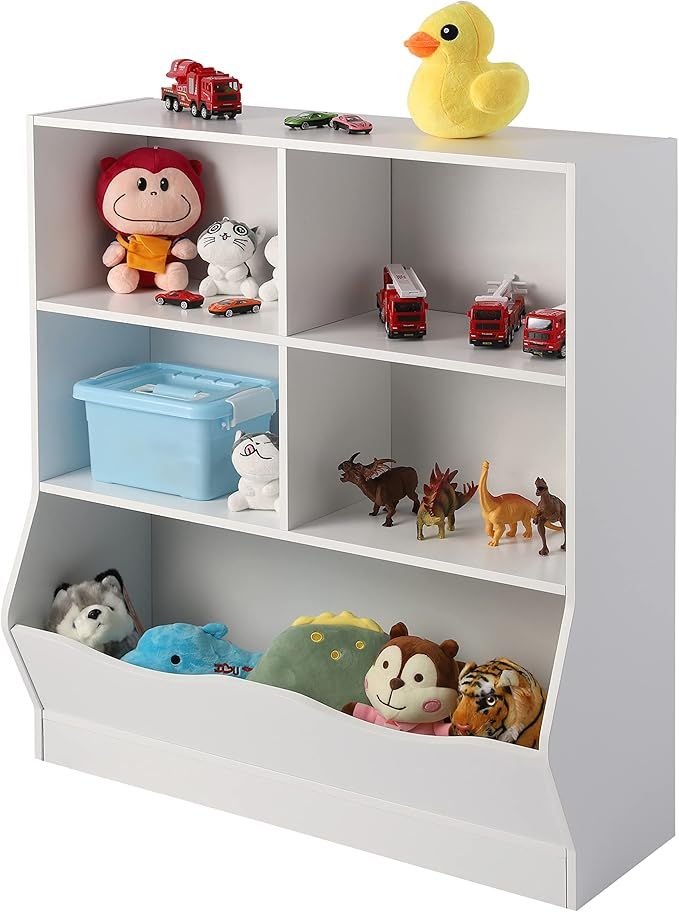TOYMATE Toy Organizers and Storage, Kids Bookshelf and Bookcase for Playroom, Bedroom, Reading Nook, | Amazon (US)