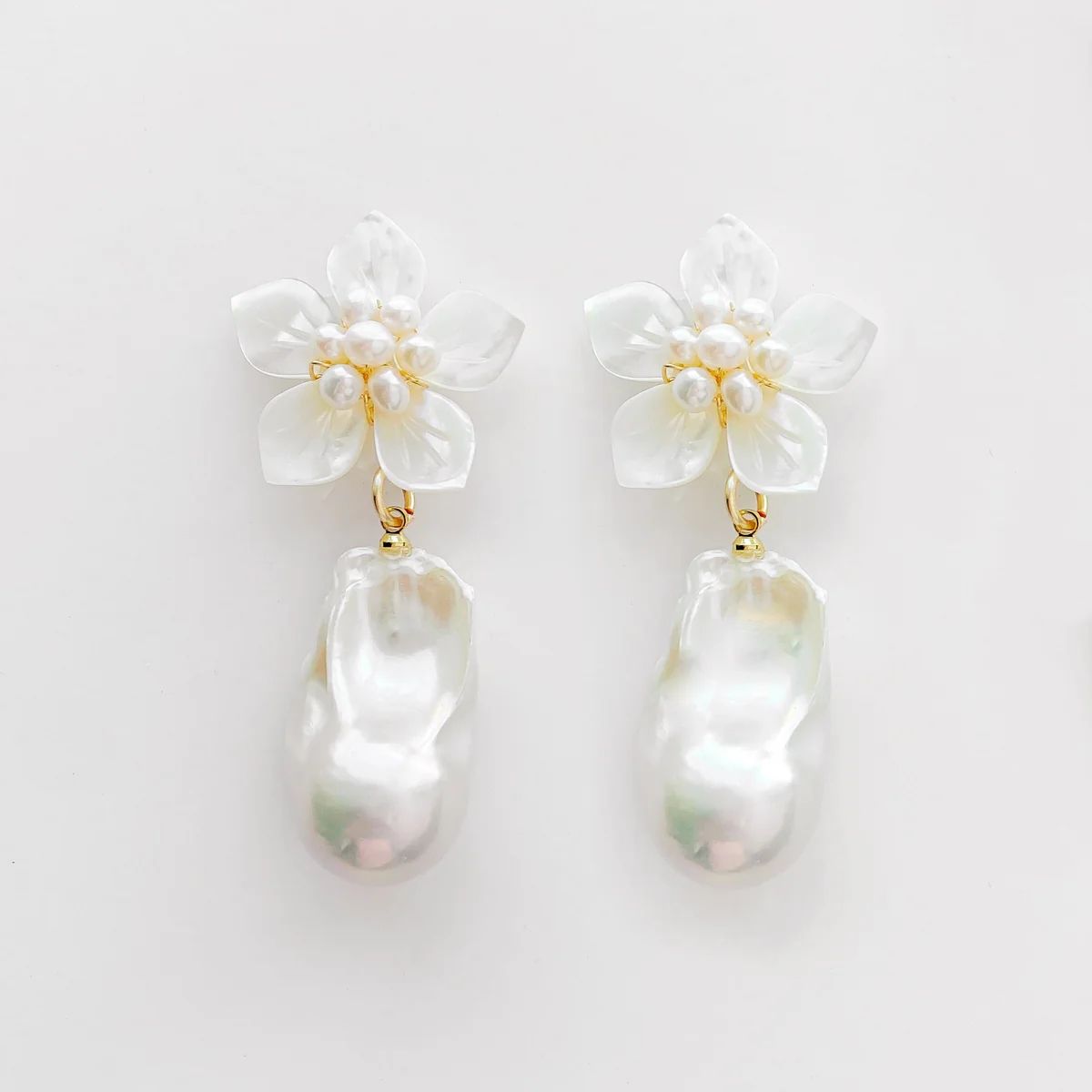 Pearl Flower + Keshi Pearl | Vivian Drew