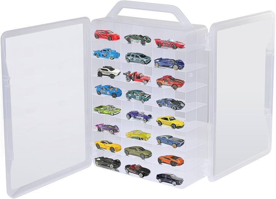 Ngdiluxury Double Sided Storage Case for Hot Wheels Storage with Carrying Handle, Portable 1/64 S... | Amazon (US)