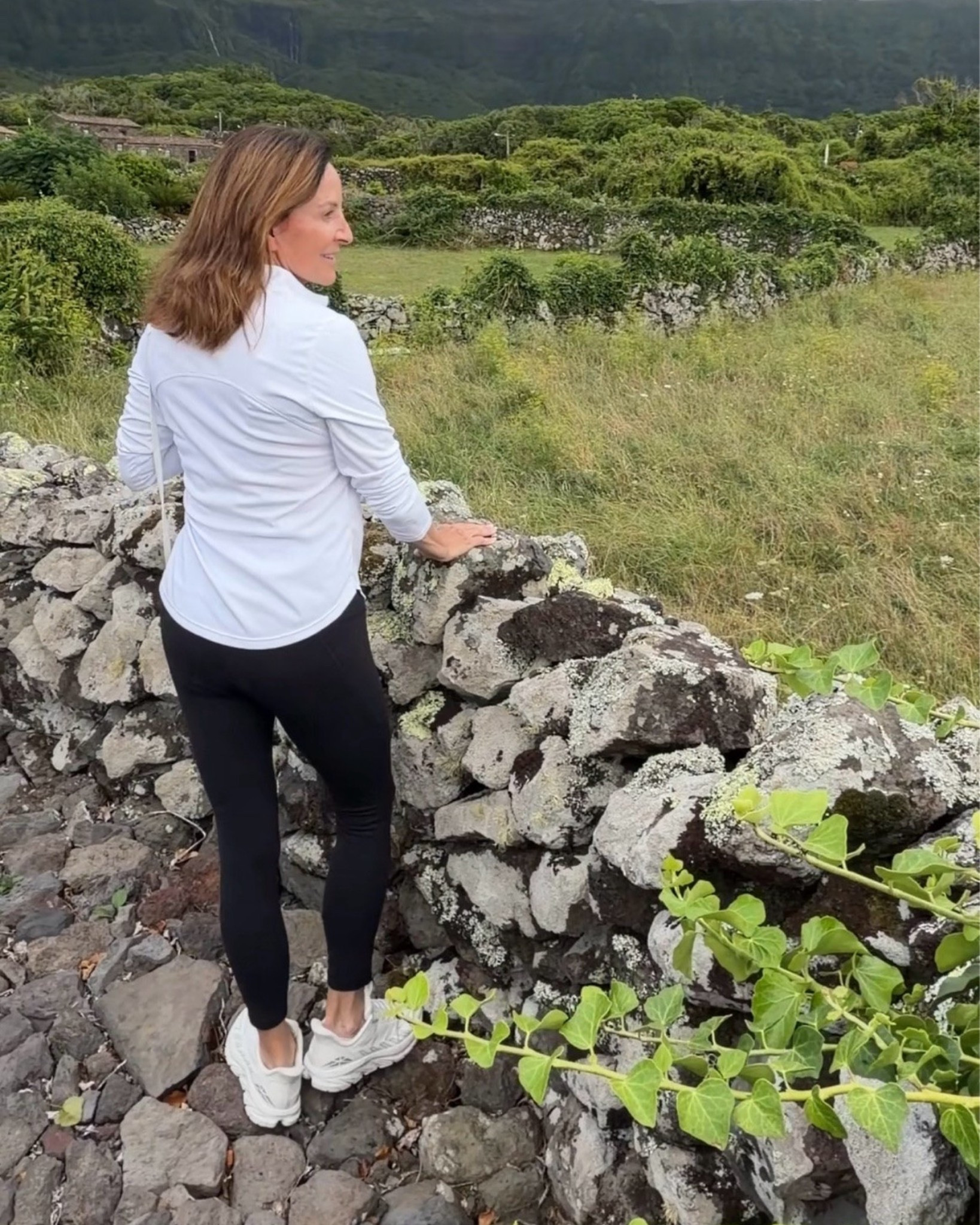 Hiking the Azores required layers starting with buttery soft yet supportive leggings with a 1/4 zip pullover. Both moisture wicking. An ideal look for casual lunches beachside as well. 

Lightweight, wrinkle resistant and pack easy while taking up very little suitcase room.

#LTKActive