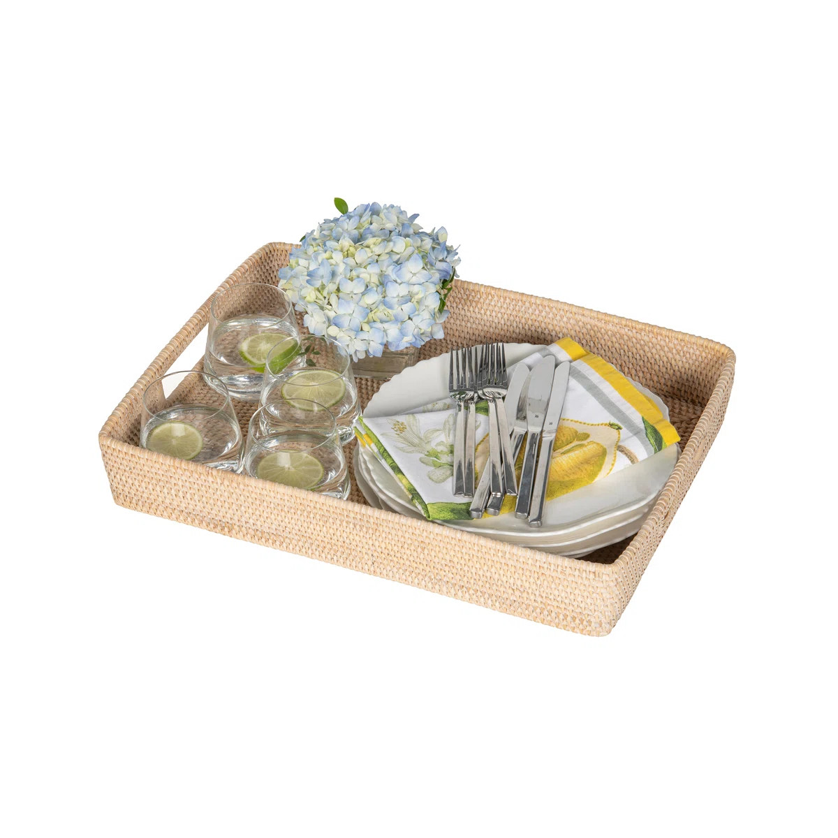 Bavan Wicker Tray | Wayfair North America