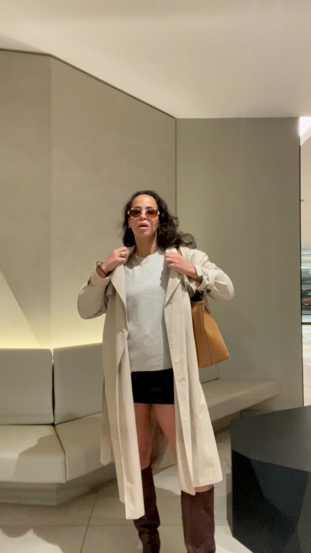 Loving the season when we get to wear short skirts with boots and long coats 

#LTKworkwear #LTKcanada #LTKstyletip