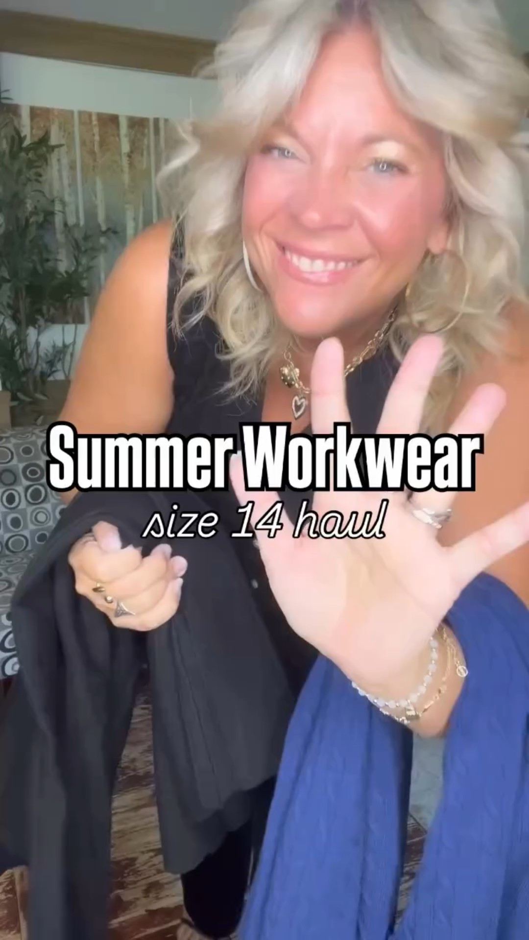 my summer workwear ideas. From comfy knit sleeveless cardigans to cableknit dresses and pants, there’s something for everyone. I’m a size 14 and wearing the size xl in all pieces except the button down, that’s a size large for a more fitted style. 

#LTKFindsUnder50 #LTKMidsize #LTKWorkwear