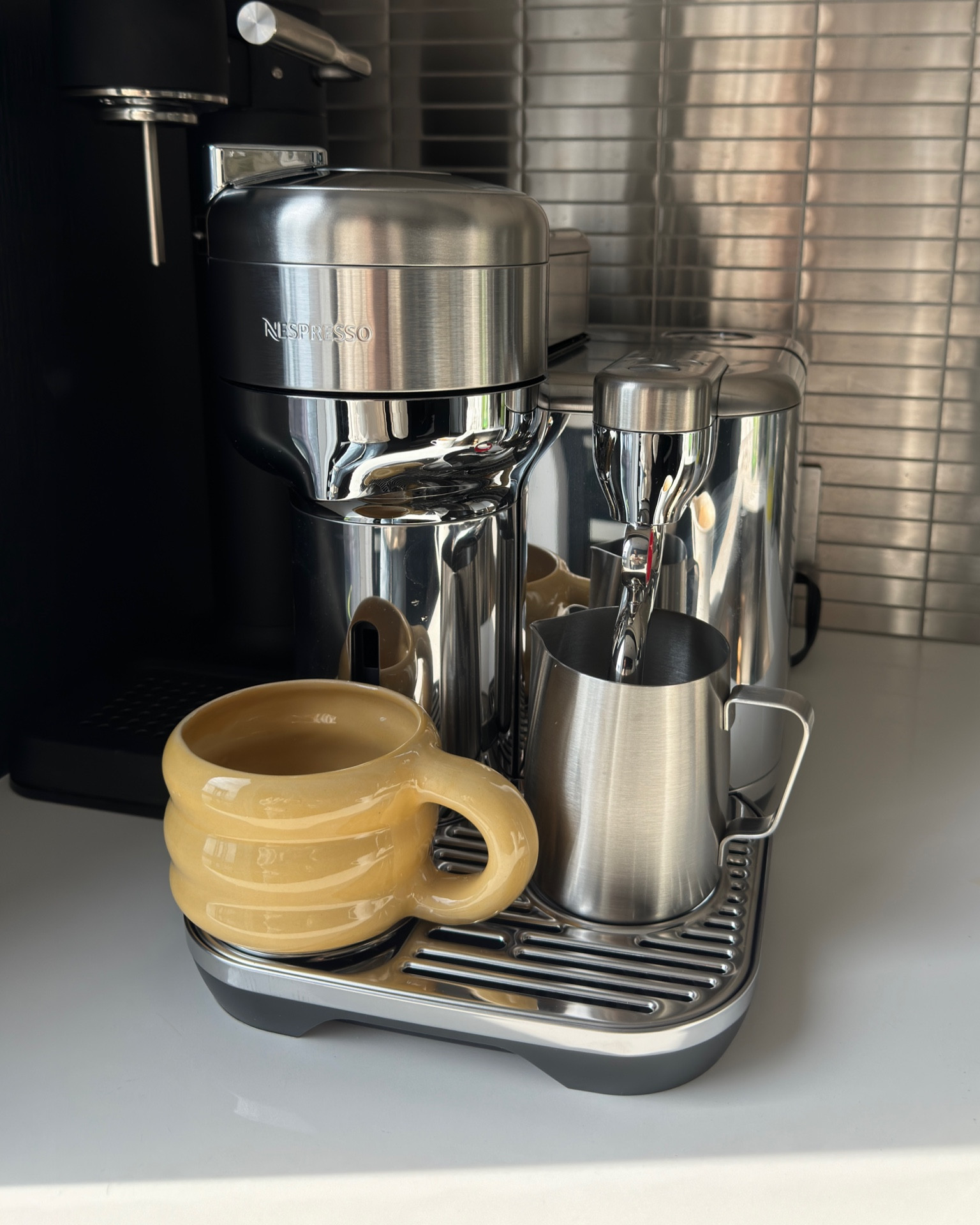 The most aesthetically pleasing way to start the morning ☕️🥹 #Nespresso #CoffeeMachine 

#LTKHome #LTKGiftGuide #LTKCyberWeek