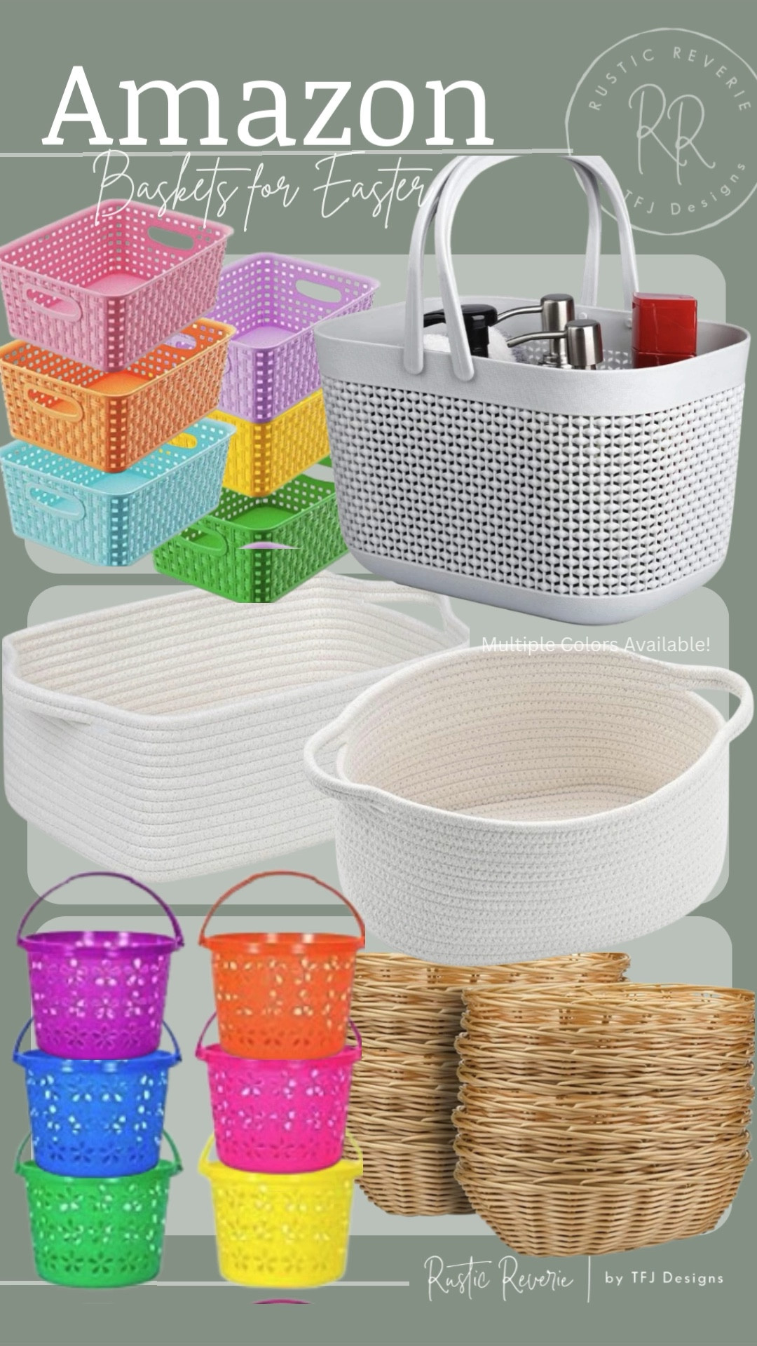 Make your Easter Baskets with baskets they can use year round! PRO TIP … Add some newspaper or packing paper in the botttom, then top with the crinkle cut paper “grass”. This adds stability for the gifts to nestle into and you use less grass in each basket. 🐰 easter basket stuffers gift ideas amazon creator favorites prime shipping plastic storage wicker young adults BFF partner bestie kids reusable 

#LTKHome #LTKSeasonal #LTKmomlife