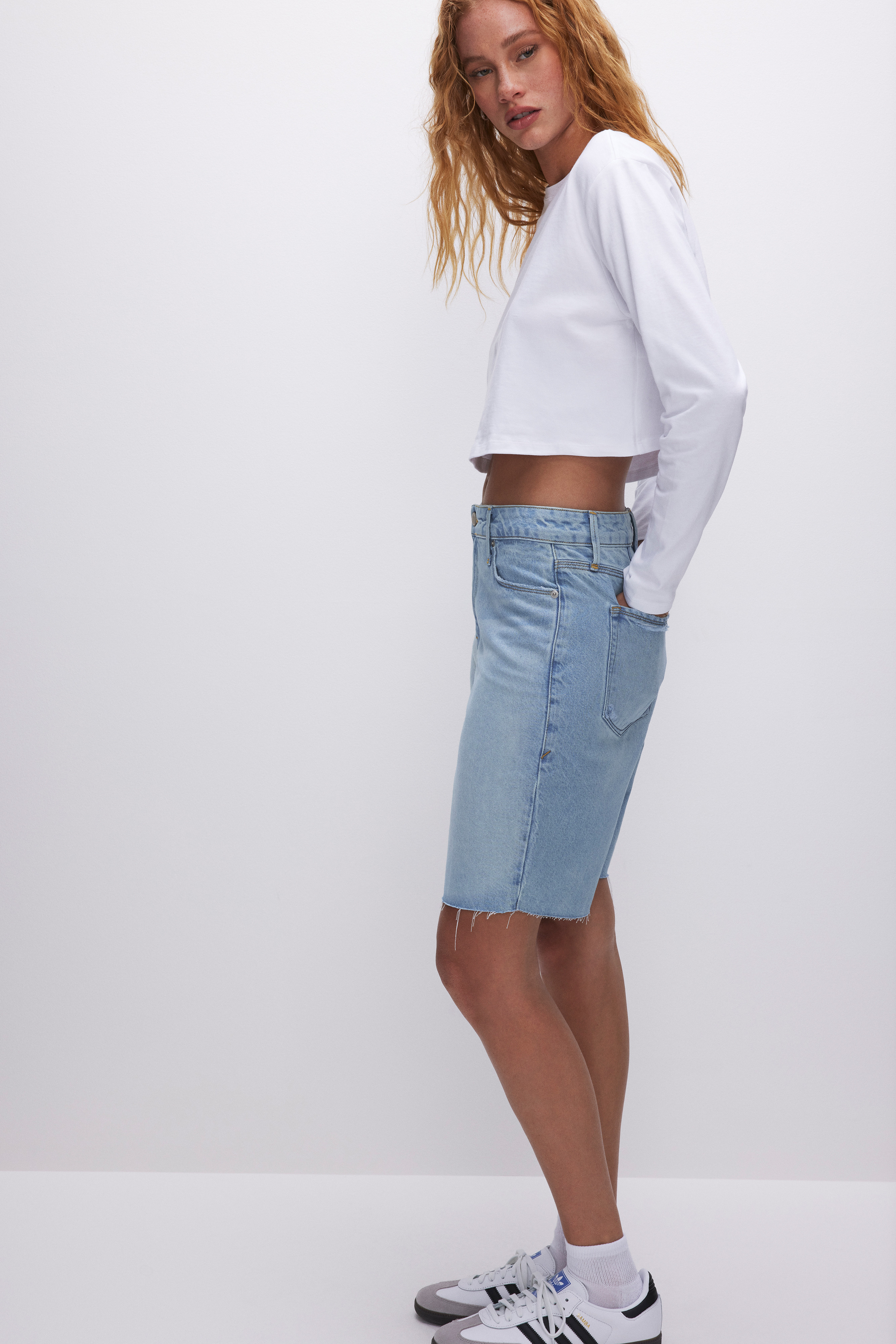 GOOD ’90s BERMUDA SHORTS | Good American