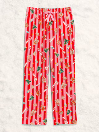 Mid-Rise Printed Flannel Pajama Pants for Women | Old Navy (US)