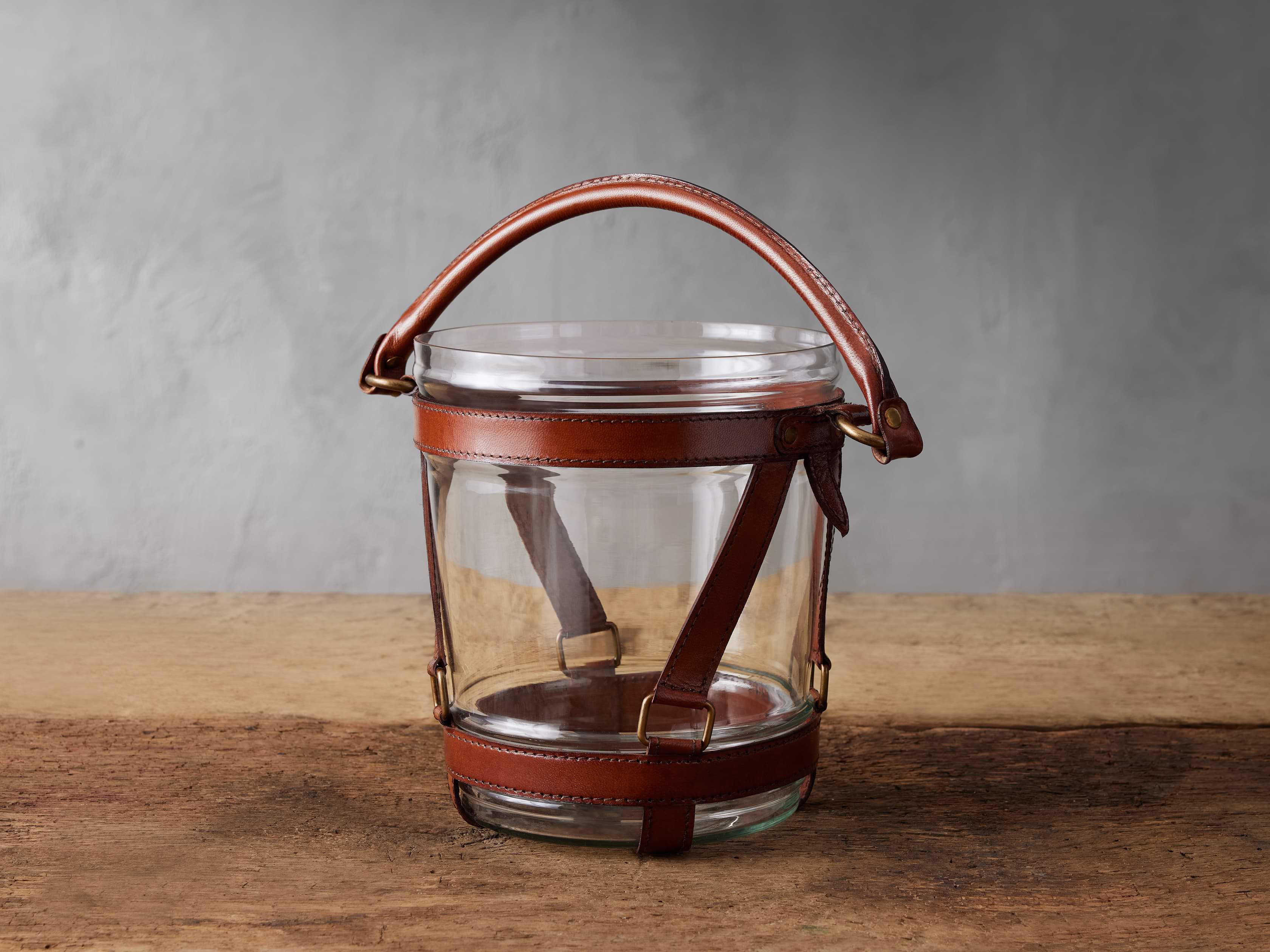 Andres Glass Ice Bucket | Arhaus