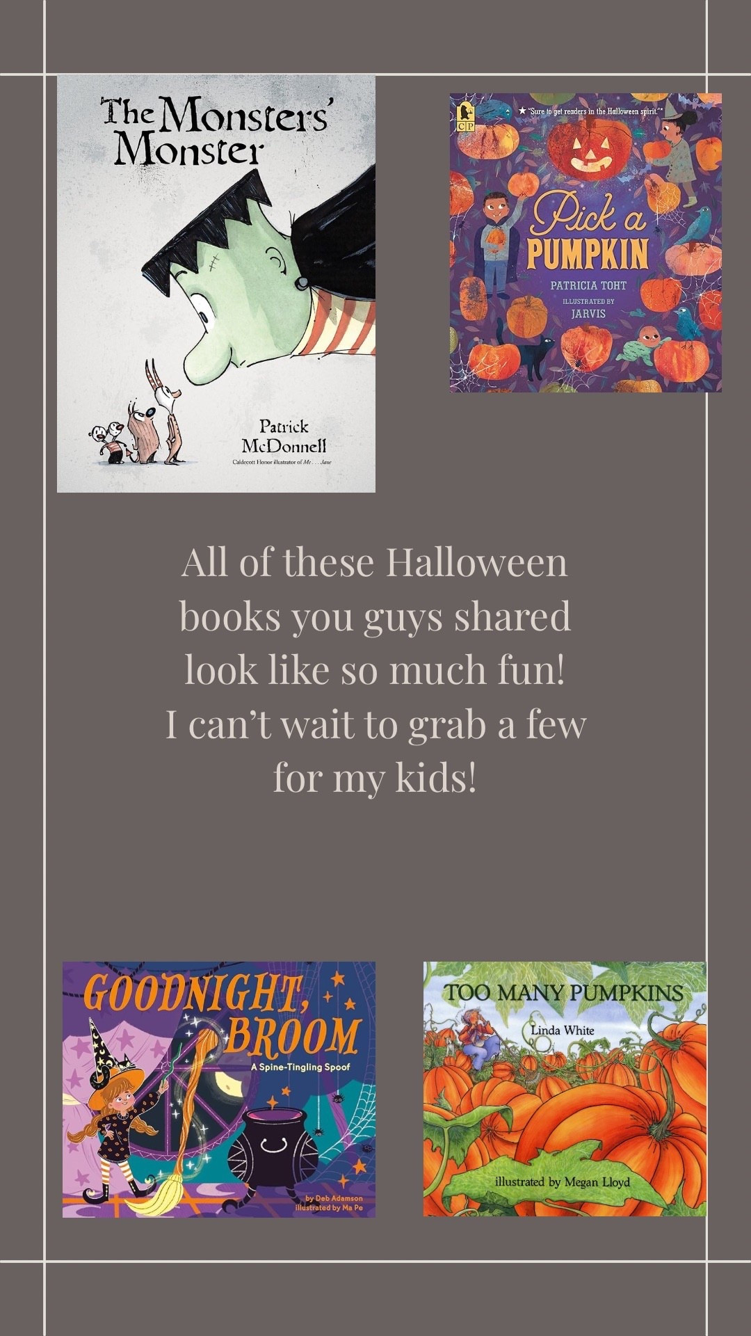 The cutest Halloween Books for your kids! 
Grab a few before Halloween! 

#LTKSeasonal #LTKKids #LTKHalloween
