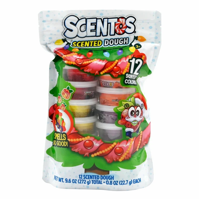 Scentos Scented Multicolor 12 0.8oz Dough Tubs - Great Party Favor, Ages 3+ - Walmart.com | Walmart (US)