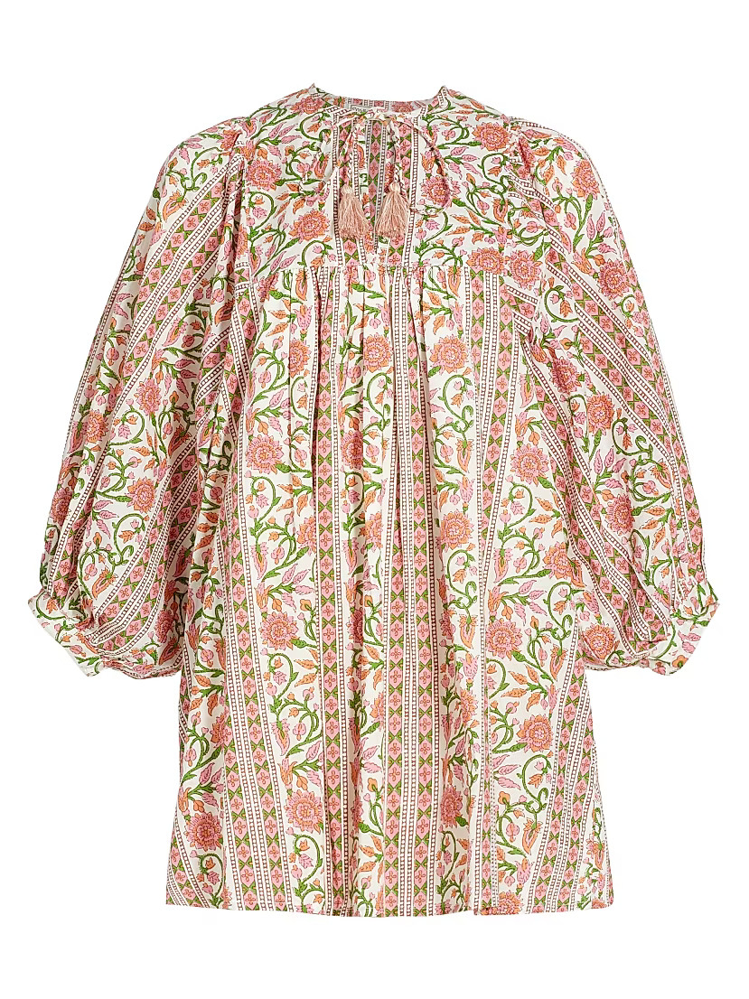 Daisy Boxy Floral Minidress | Saks Fifth Avenue