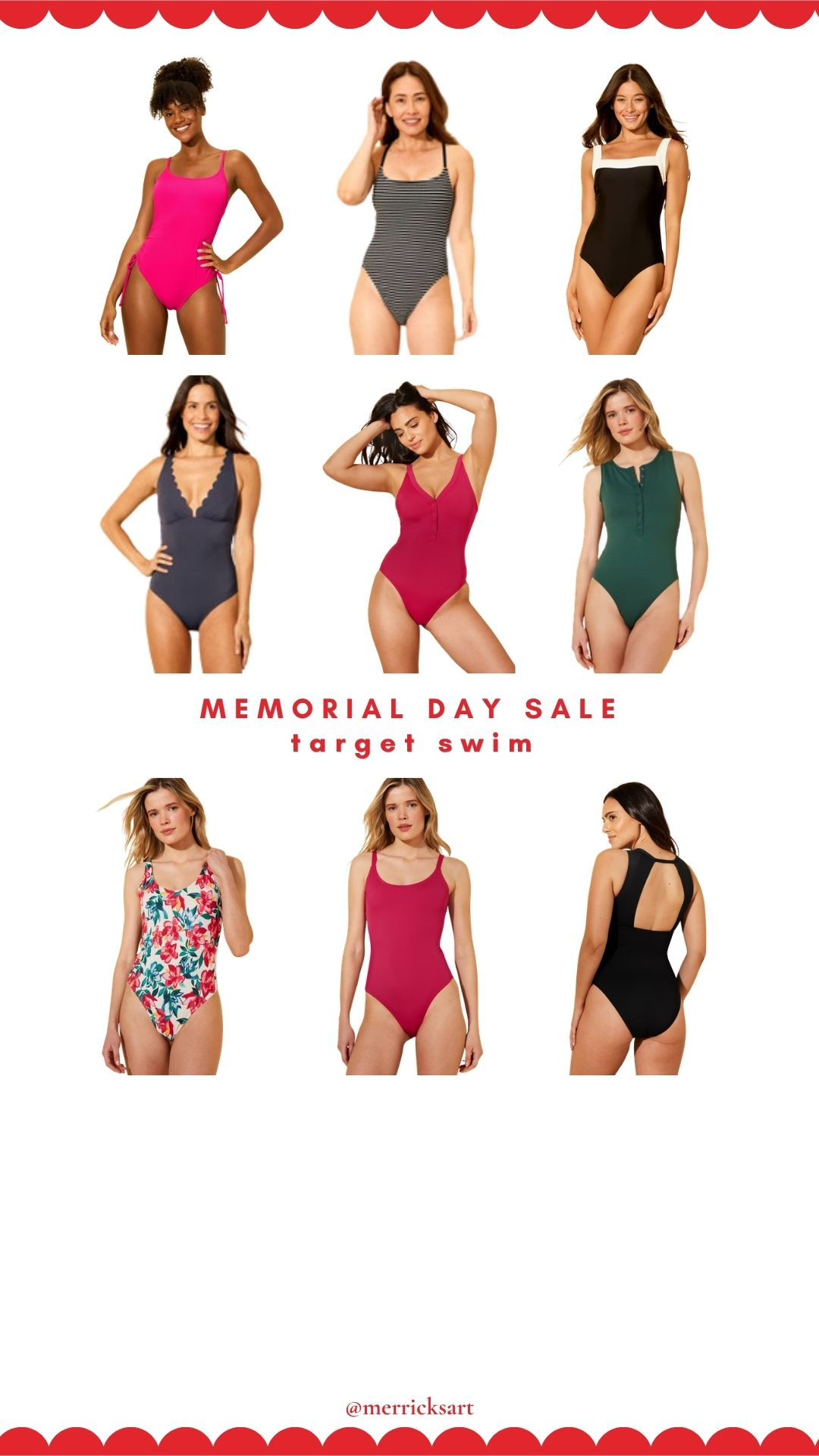 @target Memorial Day sale! Swim up to 40 % off  

 #LTKSaleAlert #LTKSwim