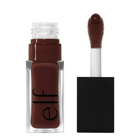 e.l.f. Glow Reviver Lip Oil, Hot as Fudge, 0.25 fl oz | Walmart (US)