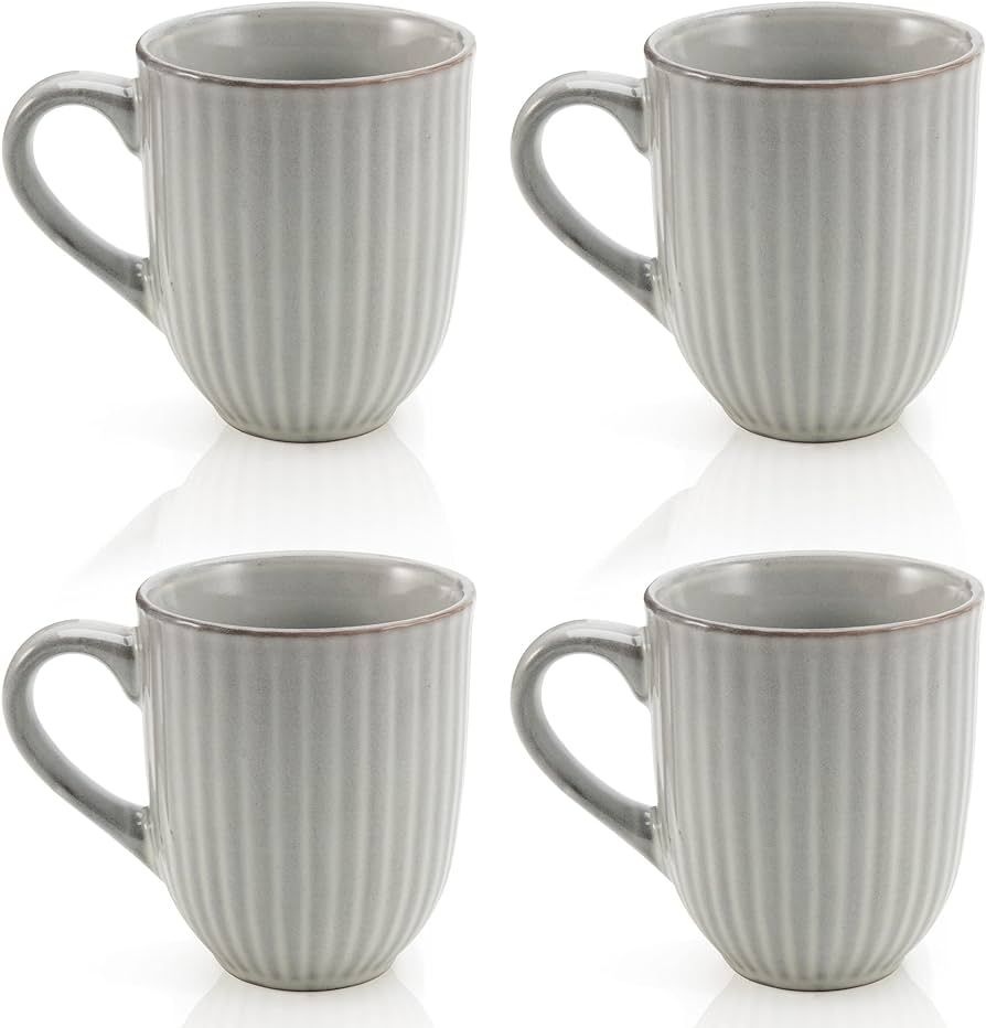 American Atelier Coffee Mug | Set of 4 | 14-Ounce | Large Handle | Use for Coffee, Tea, Latte, an... | Amazon (US)