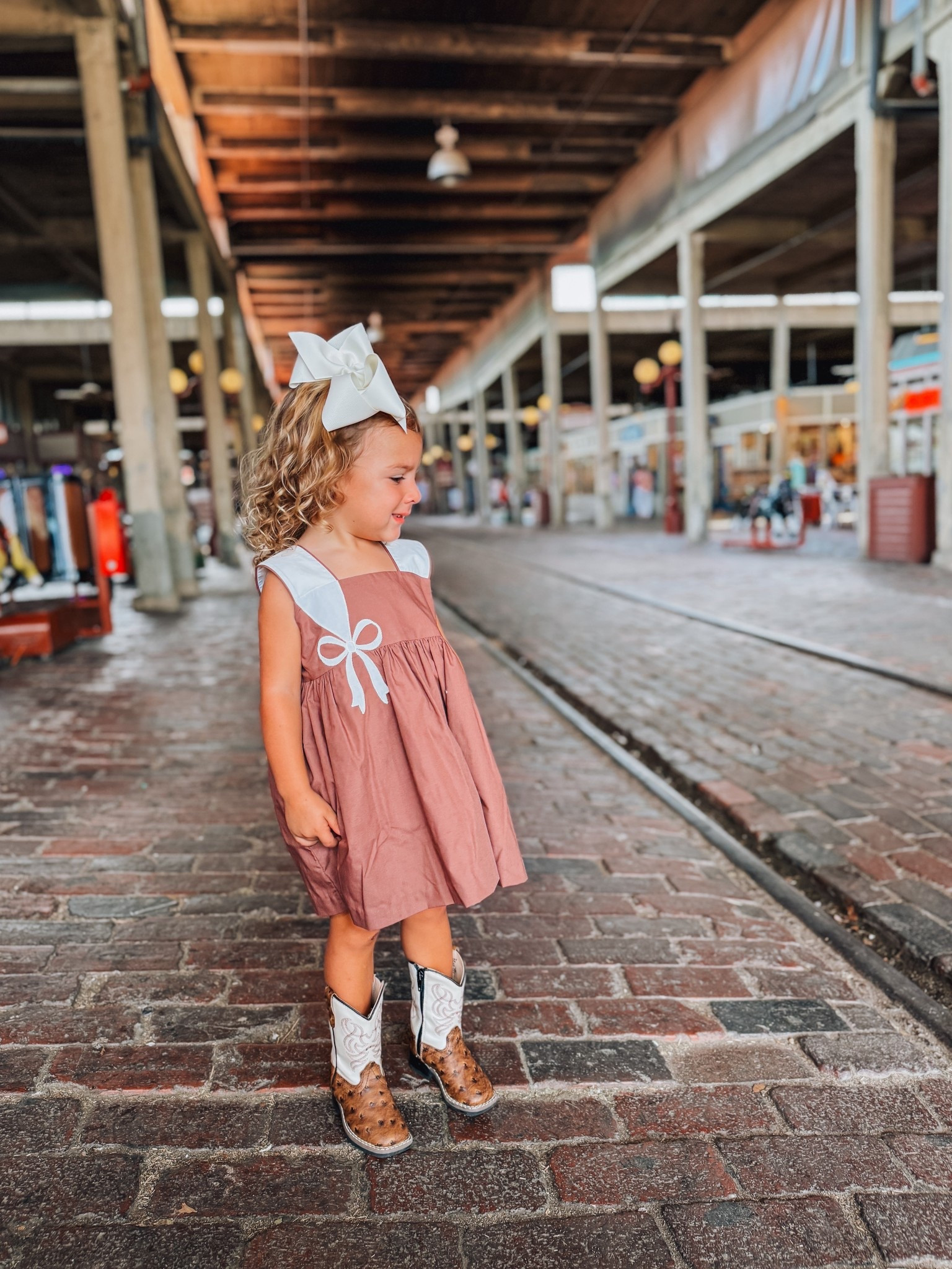 Hallie’s dress is 35% off today at TBBC. 
Use code THANKFUL

Bow is antique white from weeones - use code Hallie to save

#LTKSaleAlert #LTKKids #LTKFindsUnder50