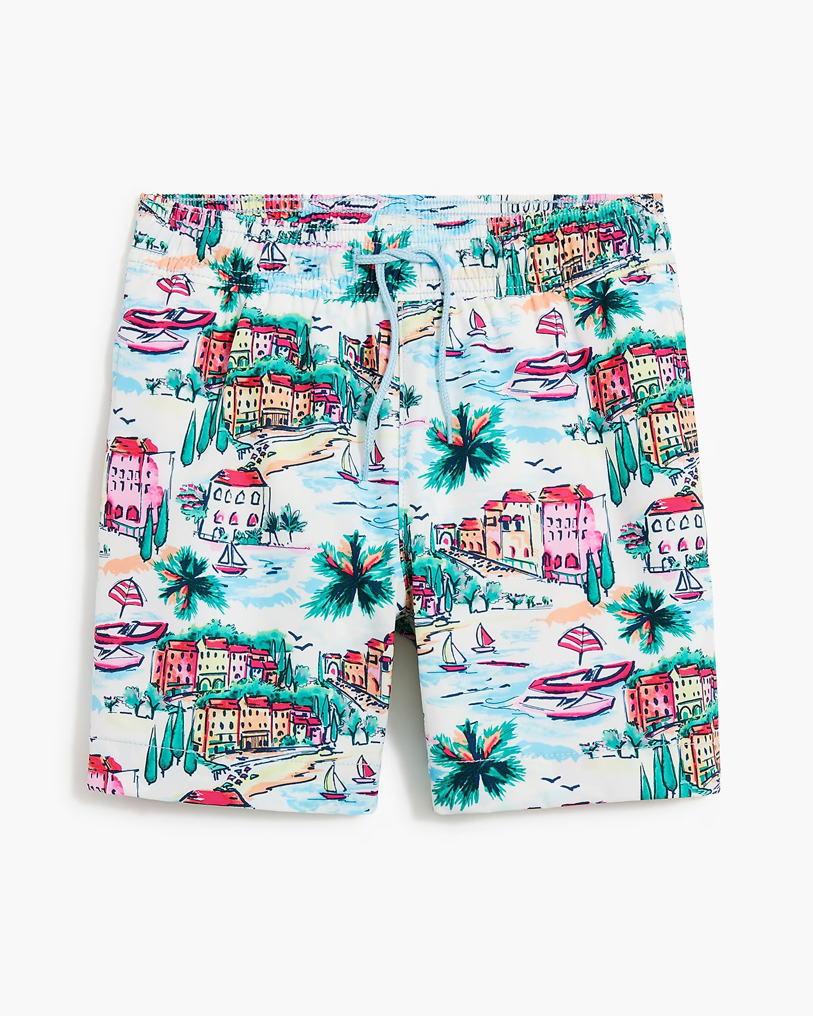 Boys' printed swim trunk | J.Crew Factory