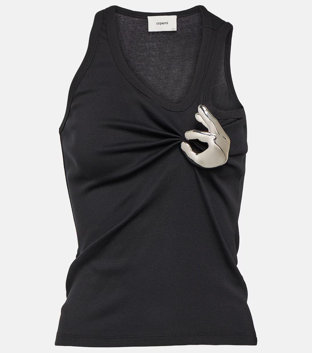 Emoji embellished cotton tank top | Mytheresa (US/CA)