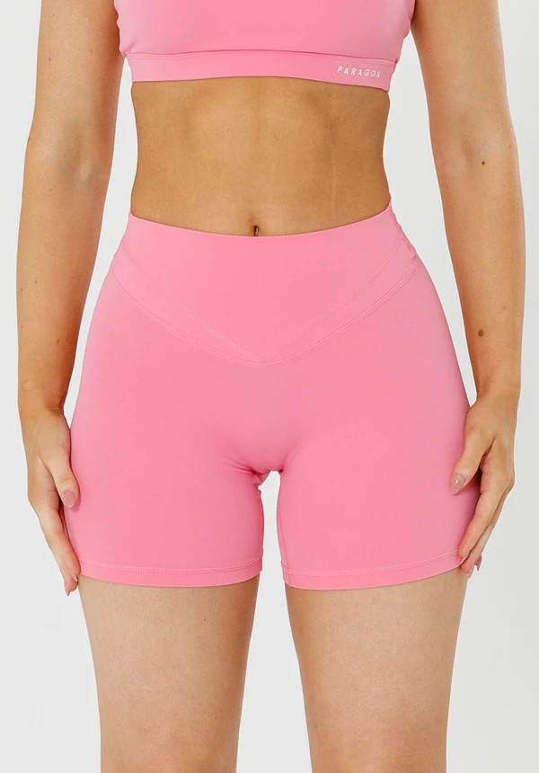 Recstretch™ Icon High-Rise Sculptseam® Plus Short 5" Petal | Paragon Fitwear